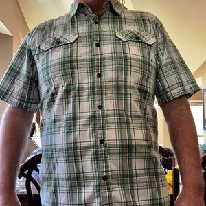Great Green Plaid Casual Shirt
